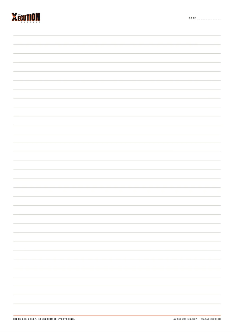 Lined paper